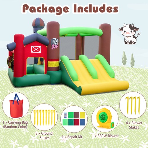 Castle slide bouncer - castle, 680w