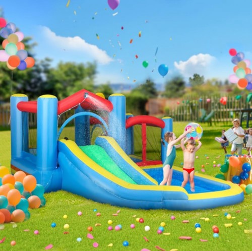 Bouncy castle with blower - castle,,