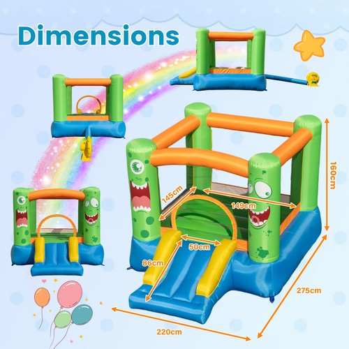 Indoor outdoor blow bouncy - blow-up,