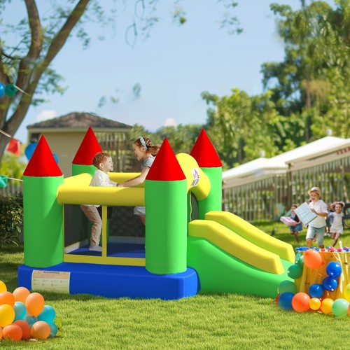 Bouncy castle with slide - castle,