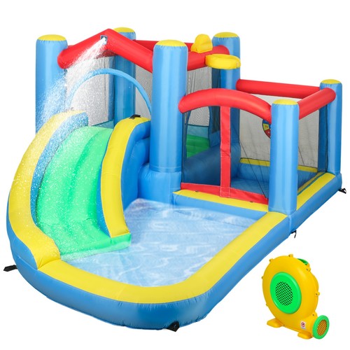 Inflatable bouncy castle with - inflatable,