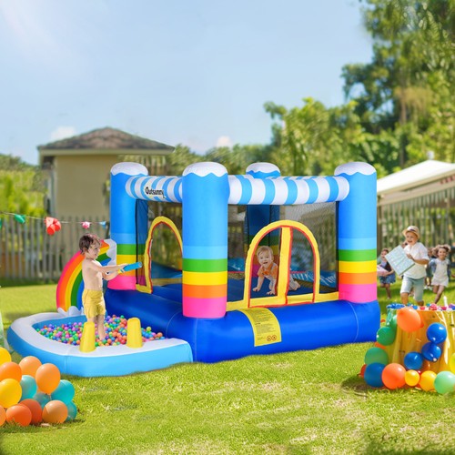 Kids rainbow bouncy - rainbow, &