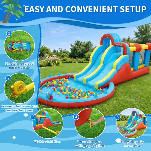 Bouncy castle inflatable - bouncy, castle-