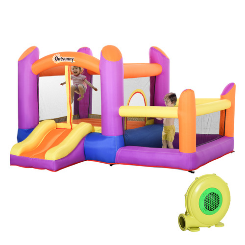 Bouncy castle with - bouncy, pool