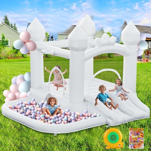 Bouncy castle inflatable - bouncy, slide