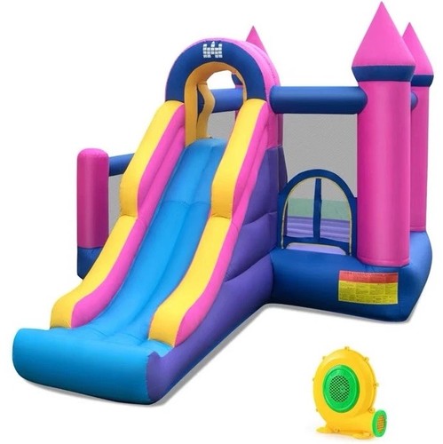 Inflatable bouncy castle 680w - inflatable, castle,