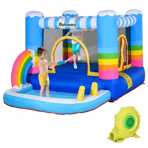Outsunny kids bouncy castle - kids,